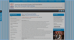 Desktop Screenshot of newyork.personalchef.com