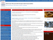 Tablet Screenshot of pennsylvania.personalchef.com